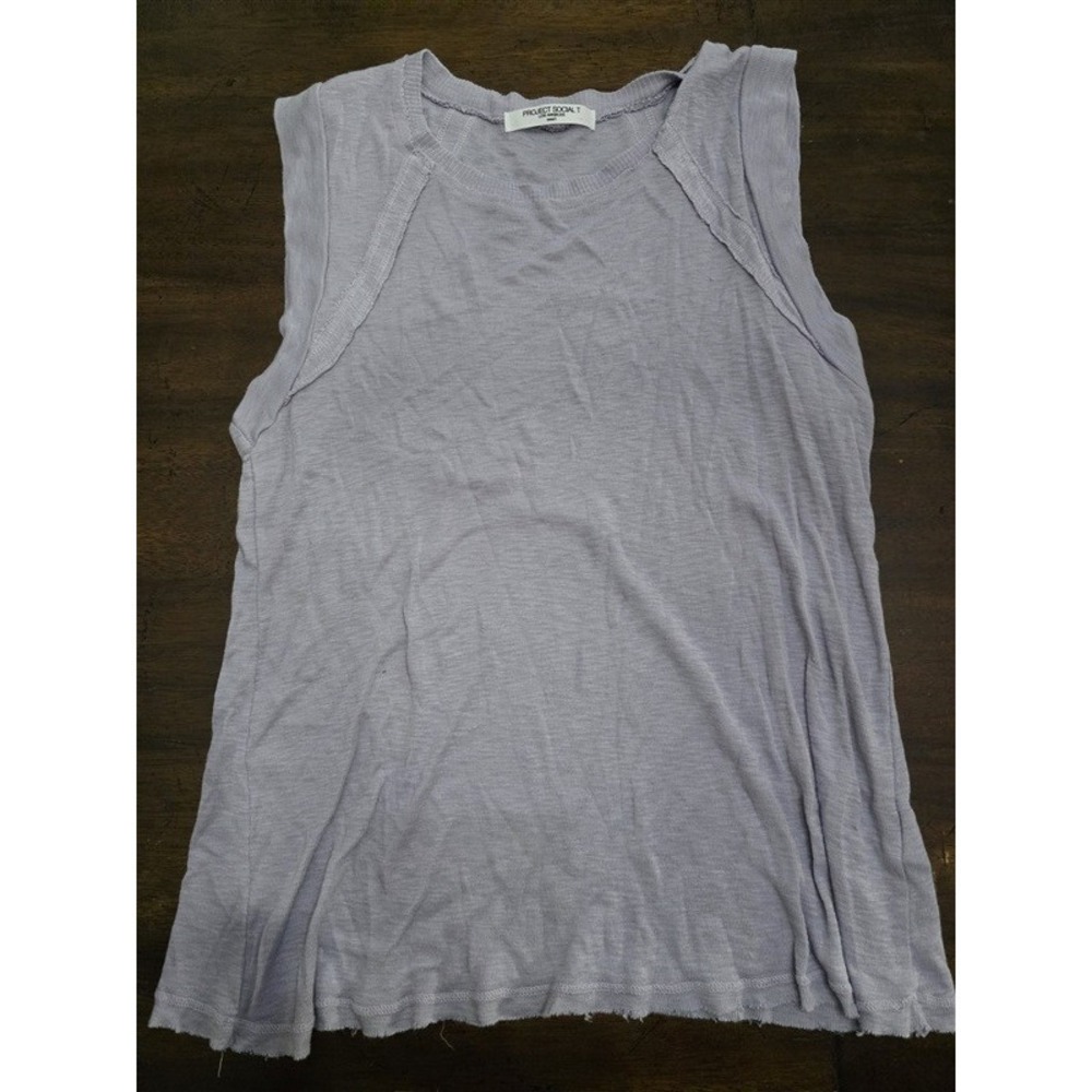 NWOT Project Social T Small Purple 1990'S Type Muscle T Shirt 125503